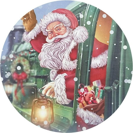 Coolnut Santa Claus Placemats 1Pcs Holidays PVC Weave Place Mats Table Mats Non-Slip Easy to Clean for Home Kitchen BBQ Party Table Decor 15.4×15.4in
Coolnut Santa Claus Placemats 1Pcs Holidays PVC Weave Place Mats Table Mats Non-Slip Easy to Clean for Home Kitchen BBQ Party Table Decor 15.4×15.4in
