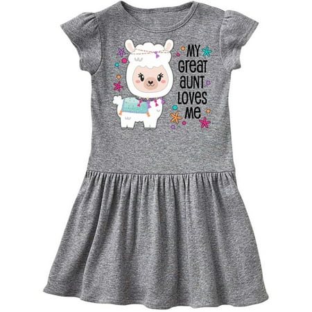 Inktastic My Great Aunt Loves Me- cute and happy llama Gift Toddler Girl Dress
Inktastic My Great Aunt Loves Me- cute and happy llama Gift Toddler Girl Dress