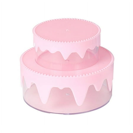 TOYMYTOY 1 Set Round Cake Shaped Storage Boxes Diy Cake Shaped Desktop Storage Boxes