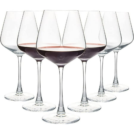 Red Wine Glasses Set of 6 20 oz Large Burgundy Wine Glasses Long Stem Wine Glasses for Wine Tasting Perfect Ideal for Dinner Party Wedding Birthday
Red Wine Glasses Set of 6 20 oz Large Burgundy Wine Glasses Long Stem Wine Glasses for Wine Tasting Perfect Ideal for Dinner Party Wedding Birthday
