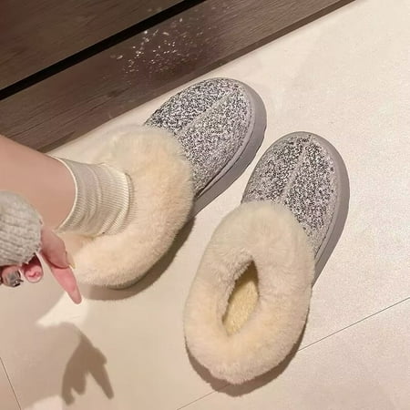 HHH 2024 Autumn and Winter New Korean Style Fur Shoes Female Loafers Warm Flat Bottom Rhinestone Sequins All-Match Velvet Cotton Shoes Tide
HHH 2024 Autumn and Winter New Korean Style Fur Shoes Female Loafers Warm Flat Bottom Rhinestone Sequins All-Match Velvet Cotton Shoes Tide
