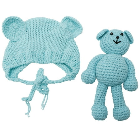 Newborn Photography Props Crochet Hat Set Jammies Pajamas Cap with Bear DIY Studio Accessories 5 Colors Handmade
Newborn Photography Props Crochet Hat Set Jammies Pajamas Cap with Bear DIY Studio Accessories 5 Colors Handmade