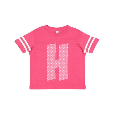 Inktastic Pink and White Polka Dots Letter H Gift Toddler Boy or Toddler Girl T-Shirt
Inktastic Pink and White Polka Dots Letter H Gift Toddler Boy or Toddler Girl T-Shirt