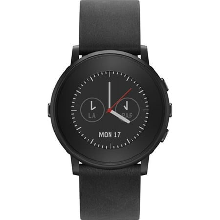 Pebble Time Round 20mm Smart Watch for iPhone and Android Devices - Black