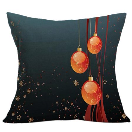 Christmas Sofa Bed Home Decor Pillow Case Cushion Cover