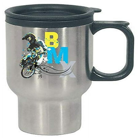 Funny BMX Racer Travel Mug - Stainless Steel - Perfect for Adventure Lovers
Funny BMX Racer Travel Mug - Stainless Steel - Perfect for Adventure Lovers