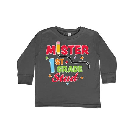 Inktastic School Mister 1st Grade Stud Gift Toddler Boy Girl Long Sleeve T-Shirt
Inktastic School Mister 1st Grade Stud Gift Toddler Boy Girl Long Sleeve T-Shirt