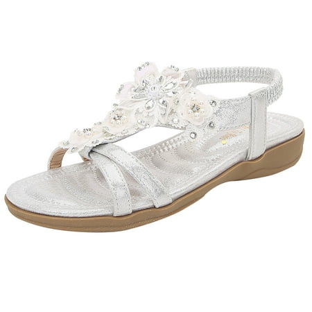 QYZEU Women Orthotic Arch Support Sandals Western Sandals for Women Women Sandals Fashion Beaded Decorative Open Toe Casual Wedge Comfortable Non Slip Large Elastic Beach Sandals
QYZEU Women Orthotic Arch Support Sandals Western Sandals for Women Women Sandals Fashion Beaded Decorative Open Toe Casual Wedge Comfortable Non Slip Large Elastic Beach Sandals