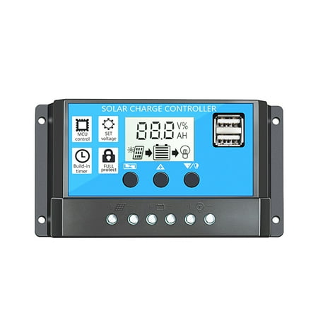 SouthEle 10/20/30/40/50/60A 12/24V LCD Display Dual USB Light Solar Charge Controller
SouthEle 10/20/30/40/50/60A 12/24V LCD Display Dual USB Light Solar Charge Controller