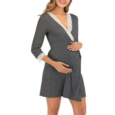 Summer Savings Clearance! Dezsed Summer Nursing Clothes Women Middle Sleeve Lace V-neck Maternity Dress Fashion Lacing Skirt Hospital Gown For A Pregnant Woman Nursing Dresses Breastfeeding
Summer Savings Clearance! Dezsed Summer Nursing Clothes Women Middle Sleeve Lace V-neck Maternity Dress Fashion Lacing Skirt Hospital Gown For A Pregnant Woman Nursing Dresses Breastfeeding