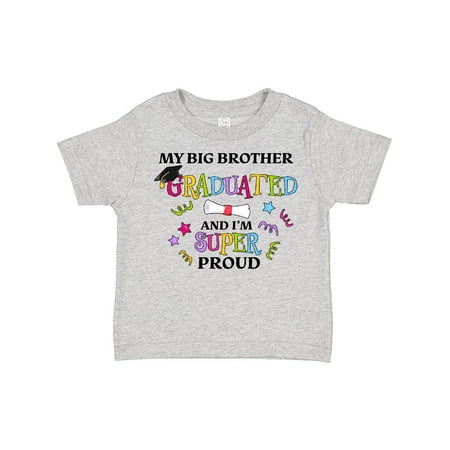Inktastic My Big Brother Graduated and I m Super Proud Gift Toddler Boy or Toddler Girl T-Shirt
Inktastic My Big Brother Graduated and I m Super Proud Gift Toddler Boy or Toddler Girl T-Shirt