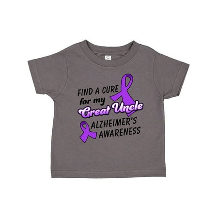 Inktastic Alzheimer s Awareness Find a Cure for my Great Uncle Gift Toddler Boy or Toddler Girl T-Shirt
Inktastic Alzheimer s Awareness Find a Cure for my Great Uncle Gift Toddler Boy or Toddler Girl T-Shirt