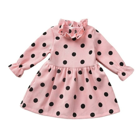 New Summer Girls Dresses Toddler Kids Baby Girls Long Ruffled Sleeve Polka Dot Princess Dress Outfits
New Summer Girls Dresses Toddler Kids Baby Girls Long Ruffled Sleeve Polka Dot Princess Dress Outfits