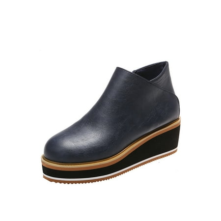 Ritualay Womens Casual Shoes Slip On Ankle Booties Platform Walking Shoe Lightweight Comfortable Work Driving Wedge Blue US 8
Ritualay Womens Casual Shoes Slip On Ankle Booties Platform Walking Shoe Lightweight Comfortable Work Driving Wedge Blue US 8