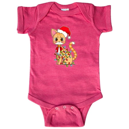 Inktastic Cute Christmas Cat Tangled in Colorful Lights with Red Hat Gift Baby Boy or Baby Girl Bodysuit
Inktastic Cute Christmas Cat Tangled in Colorful Lights with Red Hat Gift Baby Boy or Baby Girl Bodysuit
