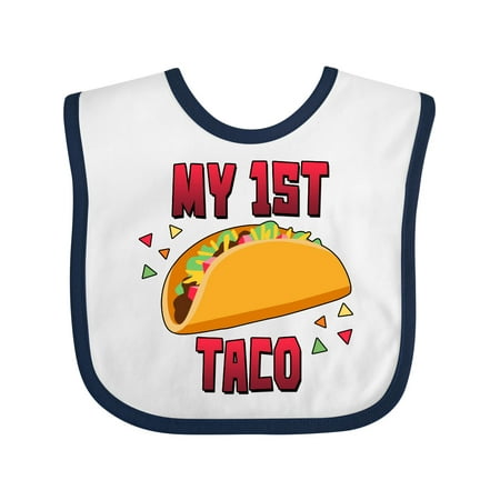 Inktastic My 1st Taco Gift Baby Boy or Baby Girl Bib