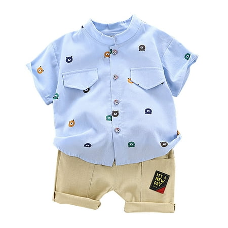 EHTMSAK Infant Baby Toddler Children Boy 2PCS Outfits T Shirts and Shorts Set Summer Cartoon Print Short Sleeve Clothing Set Sky Blue 6M-4Y 80
EHTMSAK Infant Baby Toddler Children Boy 2PCS Outfits T Shirts and Shorts Set Summer Cartoon Print Short Sleeve Clothing Set Sky Blue 6M-4Y 80