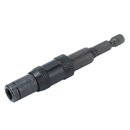 Screwdriver Extension Bit Holder Impact Quick Release Bit Holder Self Locking Screwdriver Extension Rod 1/4in Hex ShankBlack
Screwdriver Extension Bit Holder Impact Quick Release Bit Holder Self Locking Screwdriver Extension Rod 1/4in Hex ShankBlack