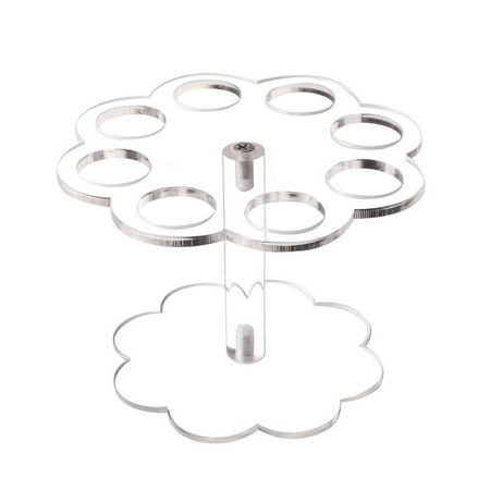 Acrylic Ice Cream Cone Holder Transparent Cupcake Dessert Display Stand For Wedding Birthday Parties New