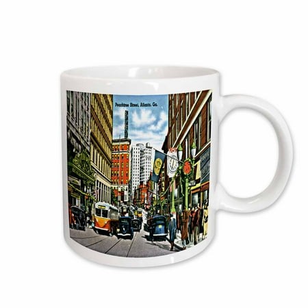 3dRose Peachtree Street Atlanta Georgia with Antique Cards and People Ceramic Mug 11-ounce
3dRose Peachtree Street Atlanta Georgia with Antique Cards and People Ceramic Mug 11-ounce