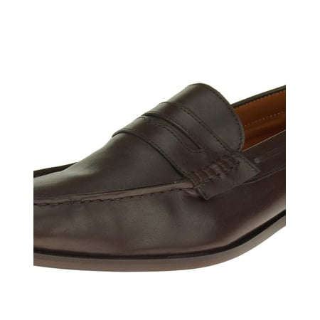 Mens Penny Dark Brown Full Grain Leather Comfort SL308