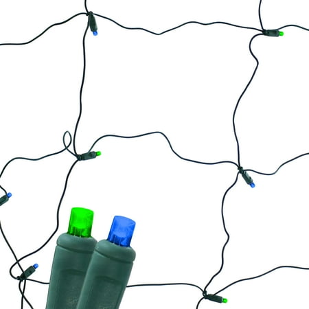 Sunnydaze Electric Plug-In 70ct LED Indoor/Outdoor Net String Lights 5mm Wide Angle Blue and Green - 6 x 4 Green Wire
Sunnydaze Electric Plug-In 70ct LED Indoor/Outdoor Net String Lights 5mm Wide Angle Blue and Green - 6 x 4 Green Wire