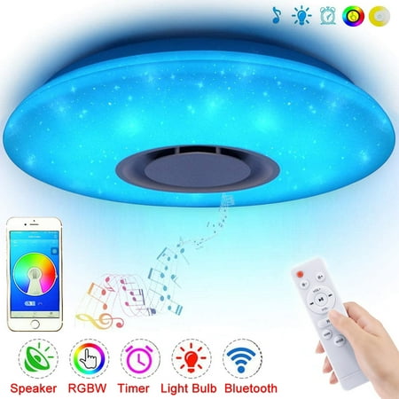 Moyouny 60W RGBW Color Changing Family Party Star Lights Bluetooth Speaker Smart APP Remote Control LED Ceiling Light
Moyouny 60W RGBW Color Changing Family Party Star Lights Bluetooth Speaker Smart APP Remote Control LED Ceiling Light