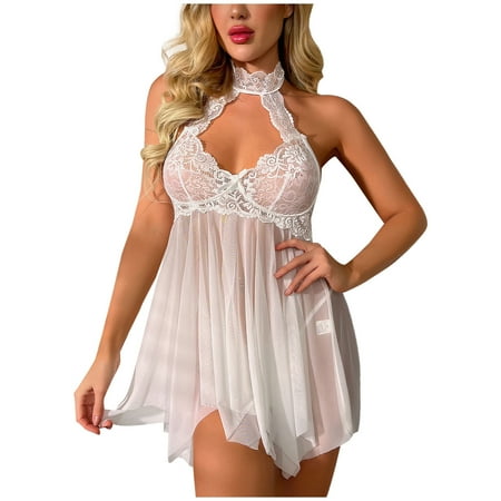 AOOCHASLIY Womens Nightgown Sleepwear Clearance Women s Sexy Slim Underwear Lace Thin Sexy Slim Pajamas Two-piece Neck Hanging Nightdress
AOOCHASLIY Womens Nightgown Sleepwear Clearance Women s Sexy Slim Underwear Lace Thin Sexy Slim Pajamas Two-piece Neck Hanging Nightdress