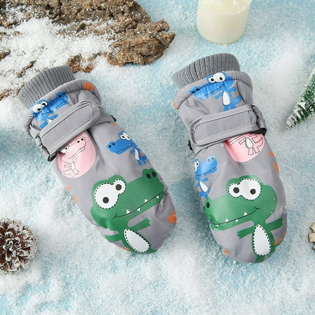 BOOMILK Toddler Kids Baby Boys Girls Thick Warm Outdoor Ski Gloves Snow Mittens Grey
BOOMILK Toddler Kids Baby Boys Girls Thick Warm Outdoor Ski Gloves Snow Mittens Grey