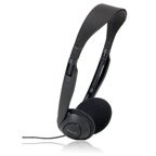 GE/RCA RCAHP335NB RCA HP335R Over-the-Ear Adjustable Headphones