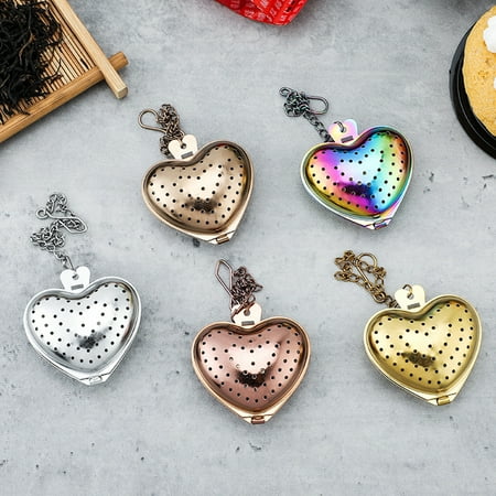 Hesroicy Tea Strainer Heart Shape Rust-free 304 Stainless Steel Rapid-penetration Tea Infuser for Mug
Hesroicy Tea Strainer Heart Shape Rust-free 304 Stainless Steel Rapid-penetration Tea Infuser for Mug