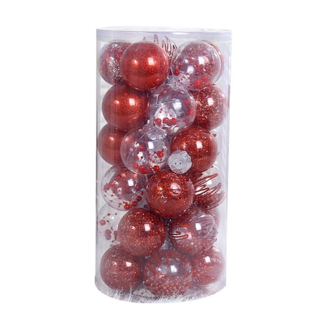 Decor Store 30Pcs/Box Christmas Balls Colorful Electroplating Decorative Festival Multi-purpose Wedding Arrangement DIY Xmas Tree Hanging Balls Pendants Party Decor for Holiday
Decor Store 30Pcs/Box Christmas Balls Colorful Electroplating Decorative Festival Multi-purpose Wedding Arrangement DIY Xmas Tree Hanging Balls Pendants Party Decor for Holiday
