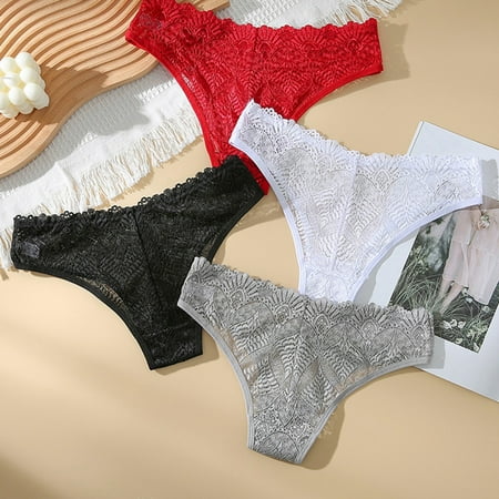 qolati Women s Lace Seamless Underwear Sexy Low Waist Hollow Floral Bikini Panties Soft Breathable Lingerie Brief
qolati Women s Lace Seamless Underwear Sexy Low Waist Hollow Floral Bikini Panties Soft Breathable Lingerie Brief
