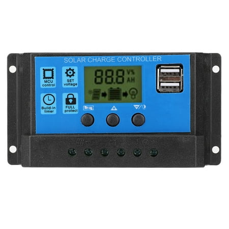 Desiderio 12V 24V Intelligent Photovoltaic Solar Charge Controller PWM Auto Solar Cell Panel Regulator Accessory10A
Desiderio 12V 24V Intelligent Photovoltaic Solar Charge Controller PWM Auto Solar Cell Panel Regulator Accessory10A