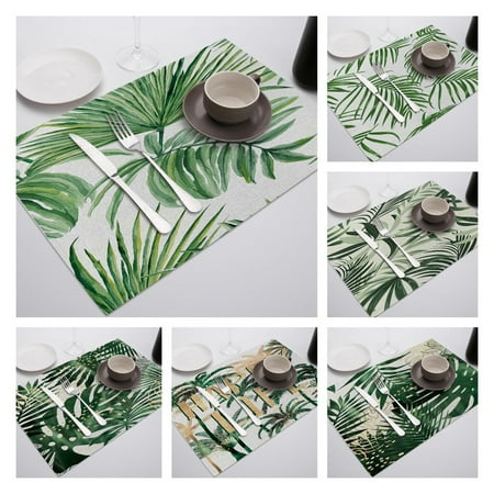 gotofar Waterproof Placemat Aesthetic Linen Protect Table Effective Leaf Pattern Mat Household Supplies
gotofar Waterproof Placemat Aesthetic Linen Protect Table Effective Leaf Pattern Mat Household Supplies