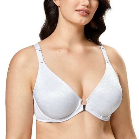AISILIN Women s Front Closure Racerback Full Coverage Underwire Plus Size Bra 
AISILIN Women s Front Closure Racerback Full Coverage Underwire Plus Size Bra