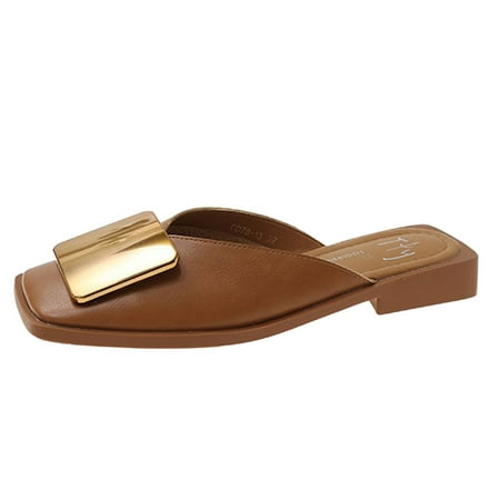 VBARHMQRT Slippers for Women Indoor Wide Width Slippers Fashion Spring and Summer New Pattern Square Toe Retro Comfortable Square Heel Non Slip Slip on Sandals Shower Slippers for Women Non Slip
VBARHMQRT Slippers for Women Indoor Wide Width Slippers Fashion Spring and Summer New Pattern Square Toe Retro Comfortable Square Heel Non Slip Slip on Sandals Shower Slippers for Women Non Slip