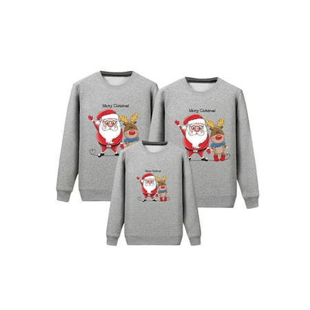 Frobukio Christmas Family Matching Sweatshirts Pullover Tops Adult Kids Santa Elk Print Round Neck Tops Christmas Sportswear
Frobukio Christmas Family Matching Sweatshirts Pullover Tops Adult Kids Santa Elk Print Round Neck Tops Christmas Sportswear