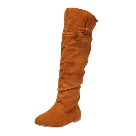 Egmy Women Shoes Fashion Retro Solid Color Ethnic Style Flat Bottom Female High Boots Brown 9.5(43)
Egmy Women Shoes Fashion Retro Solid Color Ethnic Style Flat Bottom Female High Boots Brown 9.5(43)