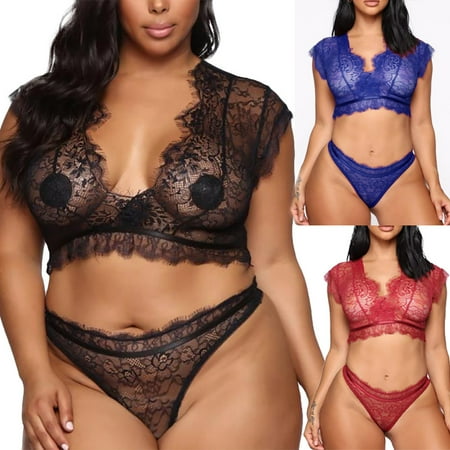 Rong Yun Women Lingerie Underwear Lace Pajama Suit Sexy Lingerie Bra Briefs Set(Buy 2 Get 1 Free)
Rong Yun Women Lingerie Underwear Lace Pajama Suit Sexy Lingerie Bra Briefs Set(Buy 2 Get 1 Free)