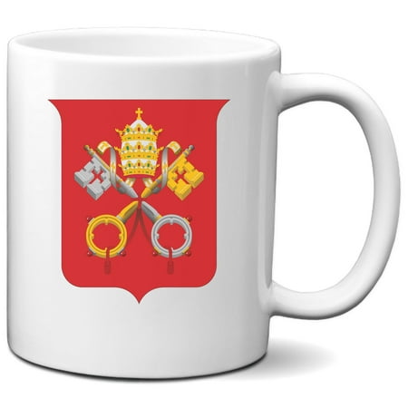 Vatican City Coat of Arms Vatican National Emblem Country Crest Coffee Mug
Vatican City Coat of Arms Vatican National Emblem Country Crest Coffee Mug