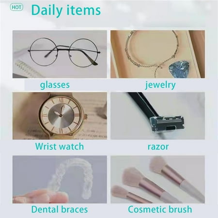 Kitchen Appliances Kitchen Organization Portable Ultrasonicing Cleaning Machine Small High Frequency Vibration Jewelry Glasses Watches Cleaner 360 Degree Box
Kitchen Appliances Kitchen Organization Portable Ultrasonicing Cleaning Machine Small High Frequency Vibration Jewelry Glasses Watches Cleaner 360 Degree Box