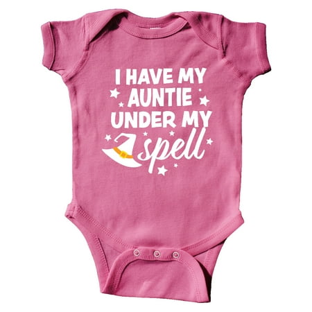 Inktastic I Have My Auntie Under My Spell with Cute Witch Hat Gift Baby Boy or Baby Girl Bodysuit
Inktastic I Have My Auntie Under My Spell with Cute Witch Hat Gift Baby Boy or Baby Girl Bodysuit