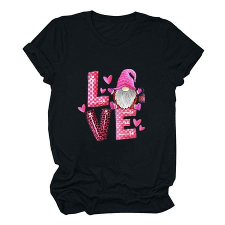 Plus Size Tops for Women Womens Shirts Women s Trendy Valentine s Day Adorable Print Crew Neck Short Sleeve Top Women Nursing Tank Tops Black Corset Top on Sale Clearance Black 3XL
Plus Size Tops for Women Womens Shirts Women s Trendy Valentine s Day Adorable Print Crew Neck Short Sleeve Top Women Nursing Tank Tops Black Corset Top on Sale Clearance Black 3XL