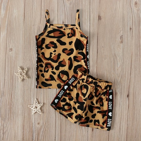 Tejiojio Girls and Toddlers Soft Cotton Clearance Toddler Baby Girls Fashion Leopard Flowers Fruit Print Suspenders Top Shorts Suit
Tejiojio Girls and Toddlers Soft Cotton Clearance Toddler Baby Girls Fashion Leopard Flowers Fruit Print Suspenders Top Shorts Suit