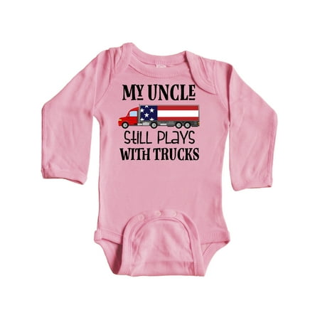 Inktastic My Uncle Still Plays With Trucks Gift Baby Boy or Baby Girl Long Sleeve Bodysuit
Inktastic My Uncle Still Plays With Trucks Gift Baby Boy or Baby Girl Long Sleeve Bodysuit