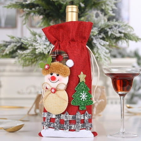 Cuhas Merry Christmas Santa Wine Bottle Bag Cover Festival Party Table Decor Gift
Cuhas Merry Christmas Santa Wine Bottle Bag Cover Festival Party Table Decor Gift