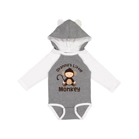 Inktastic Granny s Little Monkey Gift Baby Boy or Baby Girl Long Sleeve Bodysuit 
Inktastic Granny s Little Monkey Gift Baby Boy or Baby Girl Long Sleeve Bodysuit
