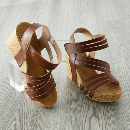 LIANGP Women s Sandals Summer New Women s Foreign Trade Sandals With Wedge Heels And Sandals Women s Shoes Brown Size 7.5
LIANGP Women s Sandals Summer New Women s Foreign Trade Sandals With Wedge Heels And Sandals Women s Shoes Brown Size 7.5