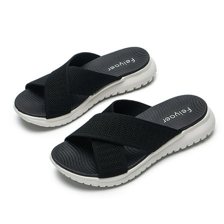 XIAQUJ Slipper for Women Summer Comfortable Sandal Bohemia Shoes Sports Casual Sandals Sandals for Women Black 7(38)
XIAQUJ Slipper for Women Summer Comfortable Sandal Bohemia Shoes Sports Casual Sandals Sandals for Women Black 7(38)